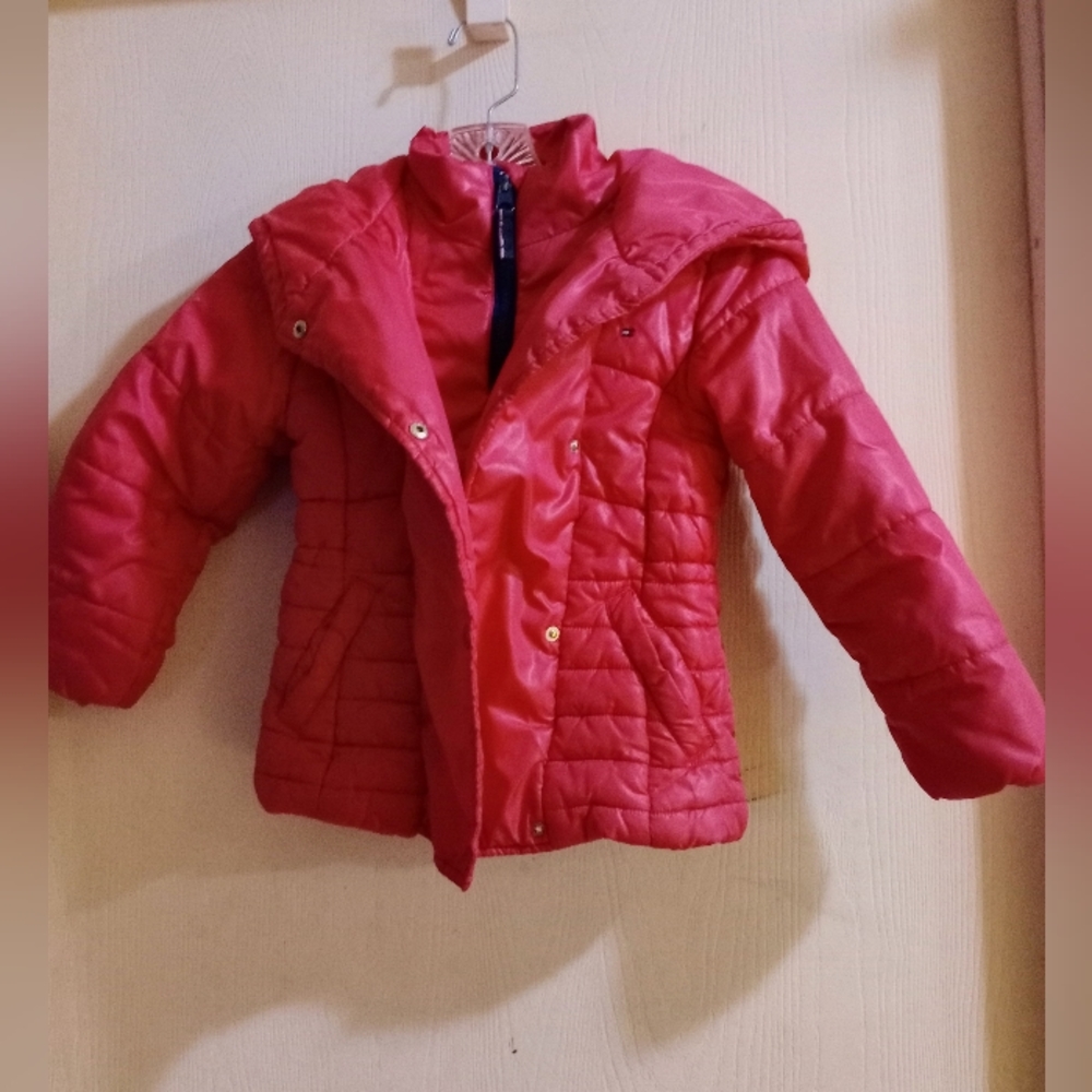 Tommy Hilfiger Pink Puffer Jacket‎ sz.5/6